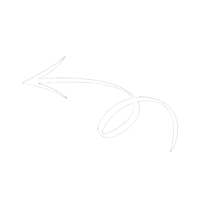 white hand drawn doodle arrow to left transparent png 704081694710441fqgjin5her